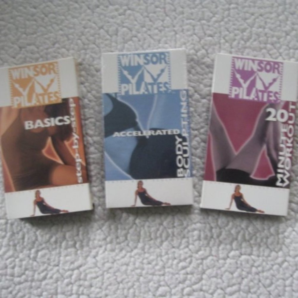 Winsor Pilates Total Body Sculpting 3 VHS Set